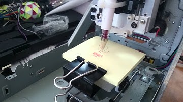 mini CNC plotter from CD drives