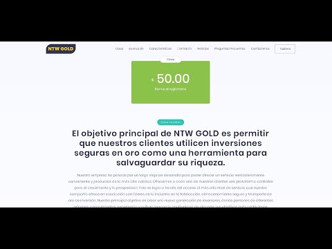 NTW GOLD - COMPRAR