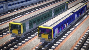 Minecraft GWR BR Class 143 Pacer Train Tutorial