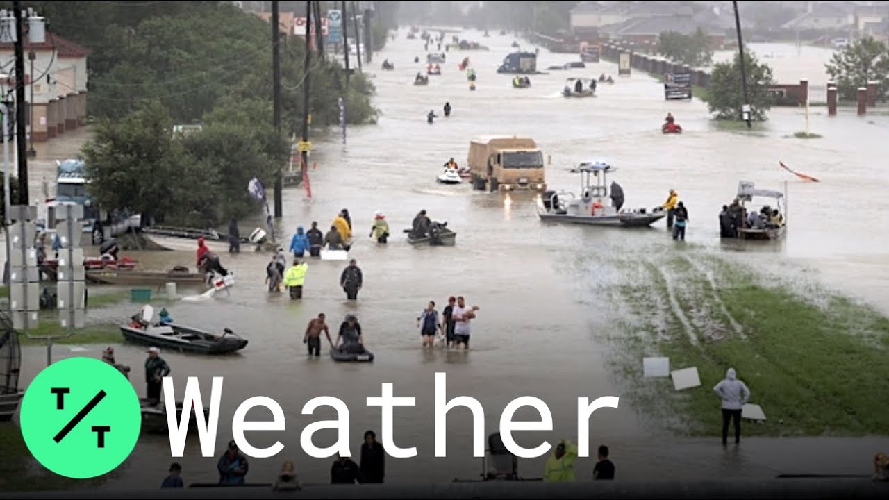 Galveston Under Water Tropical Storm Imelda Soaks Parts of Texas YouTube
