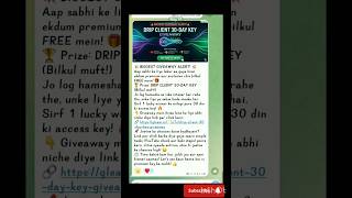 DRIP CLIENT 30 DAY KEY GIVEAWAY MY TELEGRAM CHENNAL PARTICIPATE TO JOIN CHENNAL