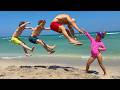 Boys Challenged a Little Girl on the Beach and Regretted It!