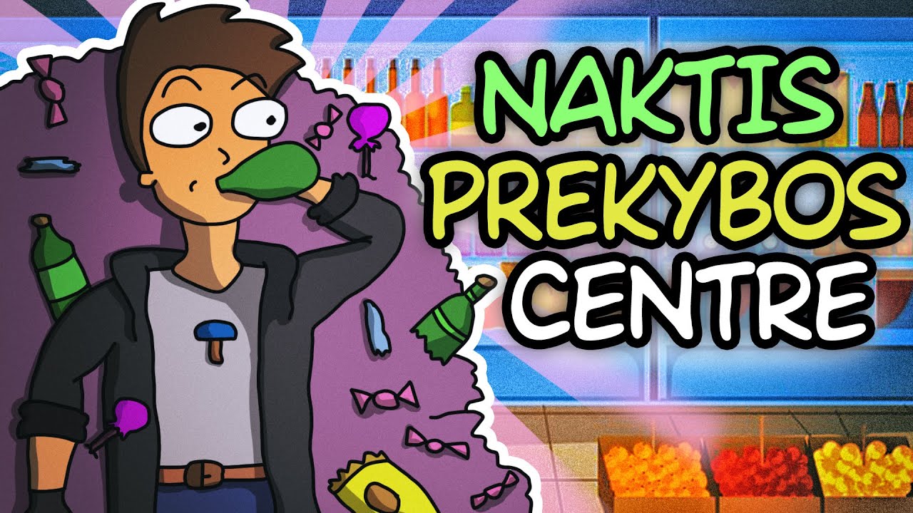 MINECRAFT PRALEIDAU NAKTĮ PREKYBOS CENTRE!