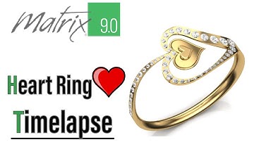 Gemvision Matrix 9.0 Heart Ring - Timelapse