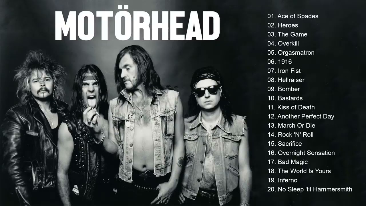 Motorhead Greatest Hits Album  - Best Songs Of Motorhead Playlist 2021