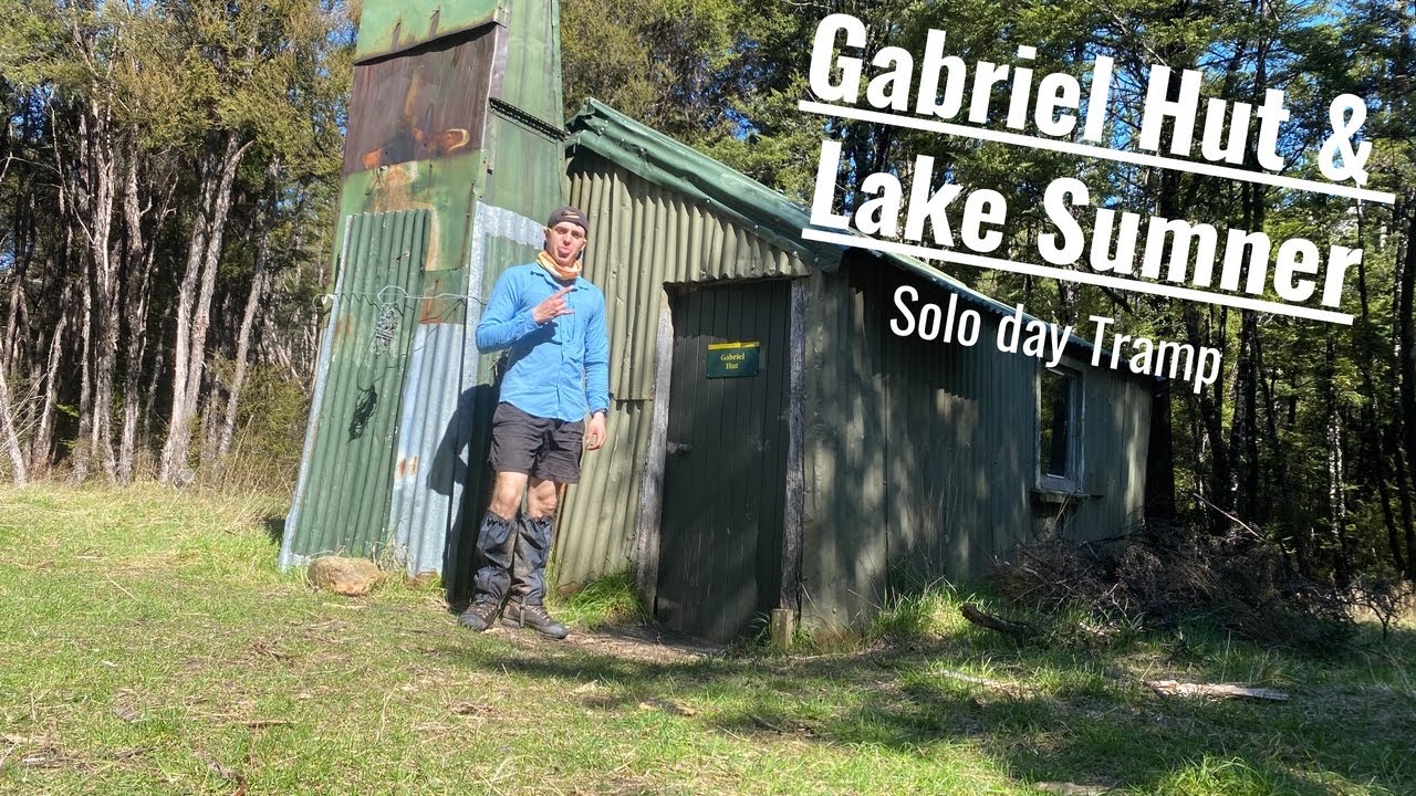 Gabriel Hut/ Lake Sumner Solo day Tramp! | Hiking New Zealand |