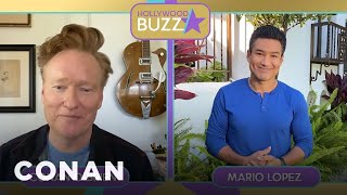 Conan Gets The Hollywood Buzz From Mario Lopez  Conan On Tbs