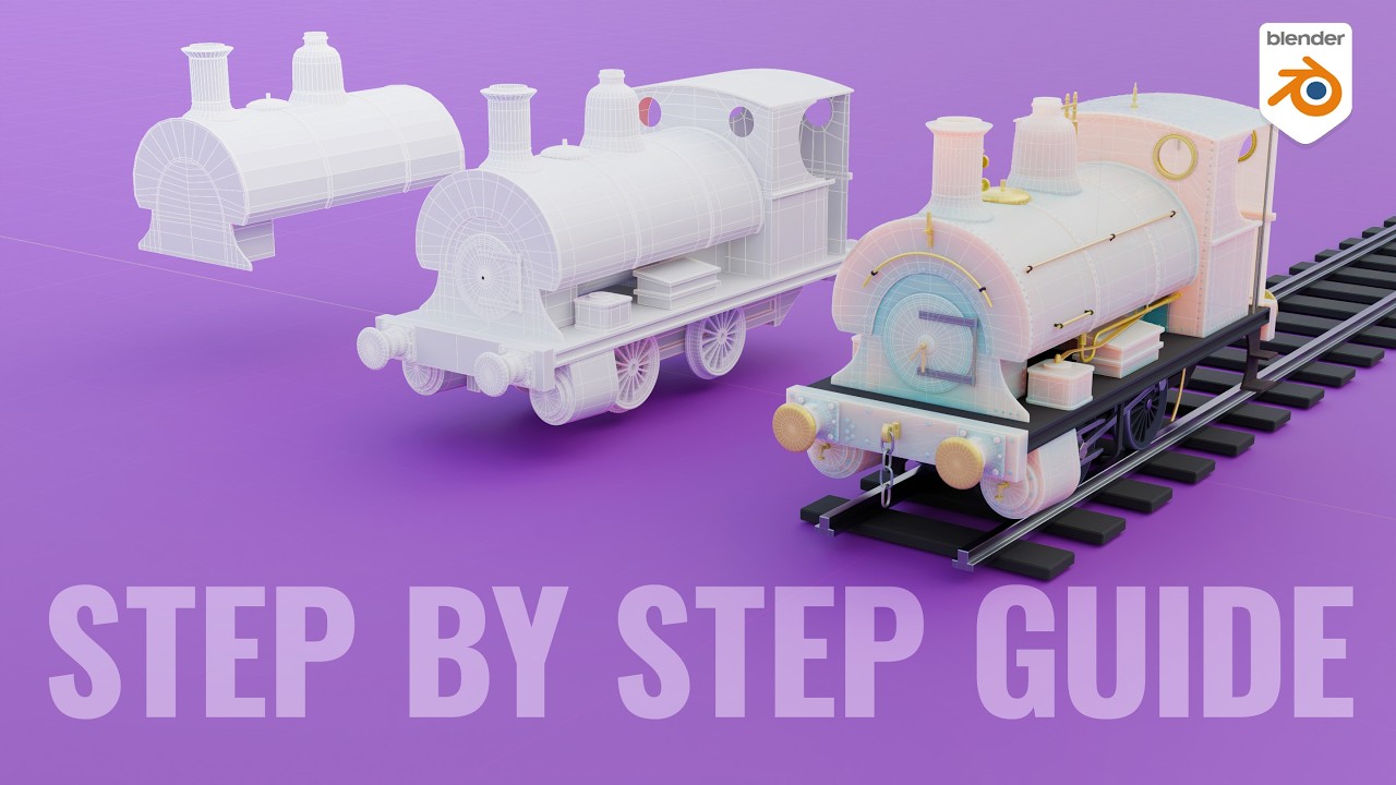 Complete Blender Modelling Course - The Steam Train Part 1