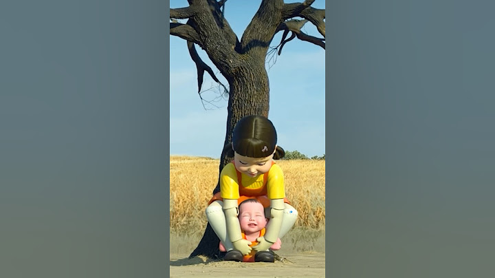 squid game doll and baby ai mentality #squidgame2 #squidgame #ai #shorts #trending