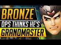 BRONZE GENJI Thinks His Team is The Problem - COACH ROASTS STUDENT - Overwatch Guide