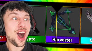 If I Unbox a Harvester Godly YOU KEEP IT.. if not YOU DIE!