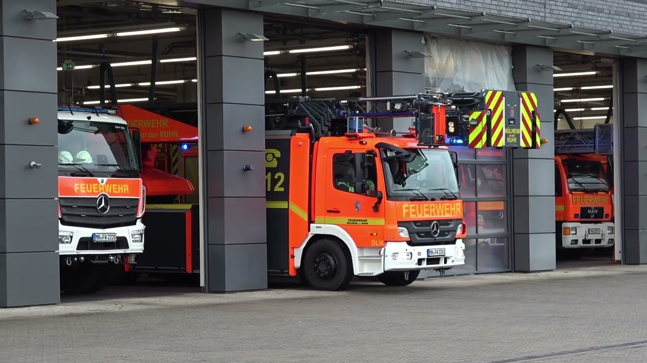 [BULLHORN & MEHR!] Feuerwehr MÜLHEIM an der RUHR| Einsatzfahrten der HAUPTFEUER- und RETTUNGSWACHE🚨