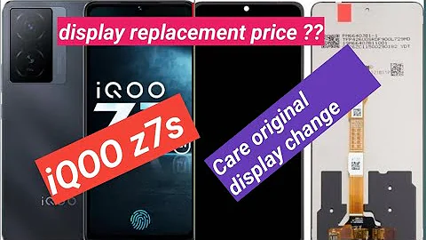 iQOO z7s combo replacement| iQOO z7s display price | iQOO z7s in display fingerprint original displa