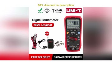 #UNI-T Professional Multimeter Digital UT61E+ UT61D+ UT61B+ DC AC 1000V 60mF/220 mF Capacitance