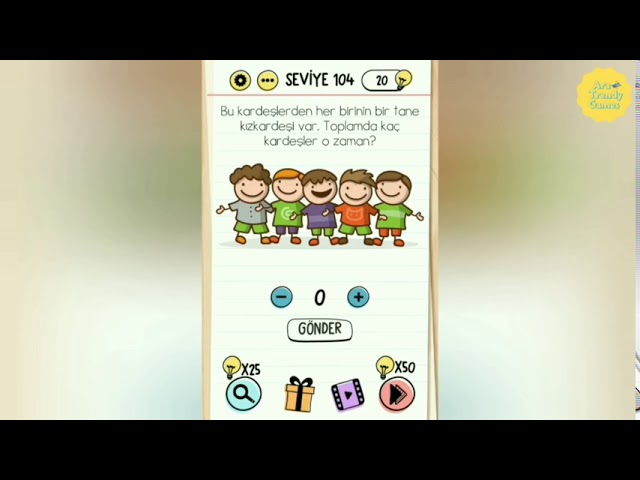 Brain Test: Tricky Puzzles - Seviye 104