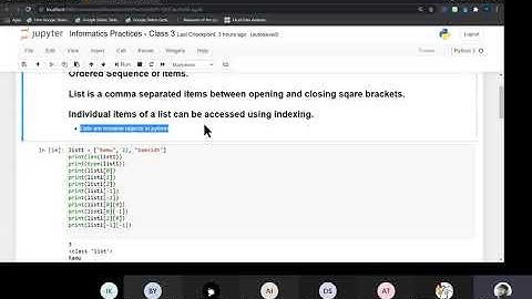 Introduction to Python Lists - Indexing - Slicing - Concatenation - Replication