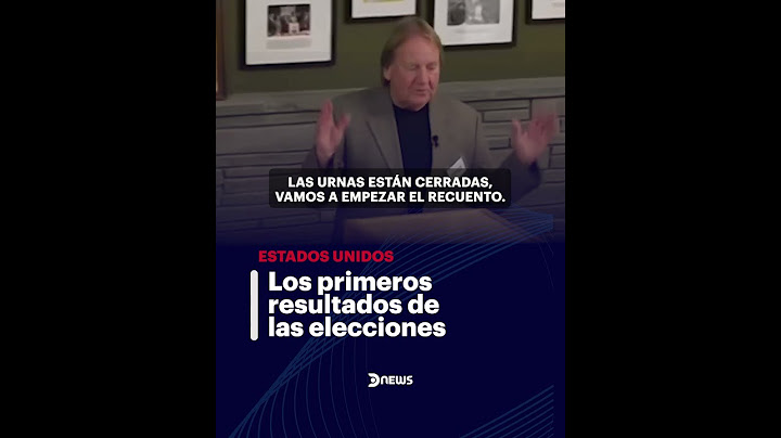 Los primeros resultados de las elecciones en Estados Unidos