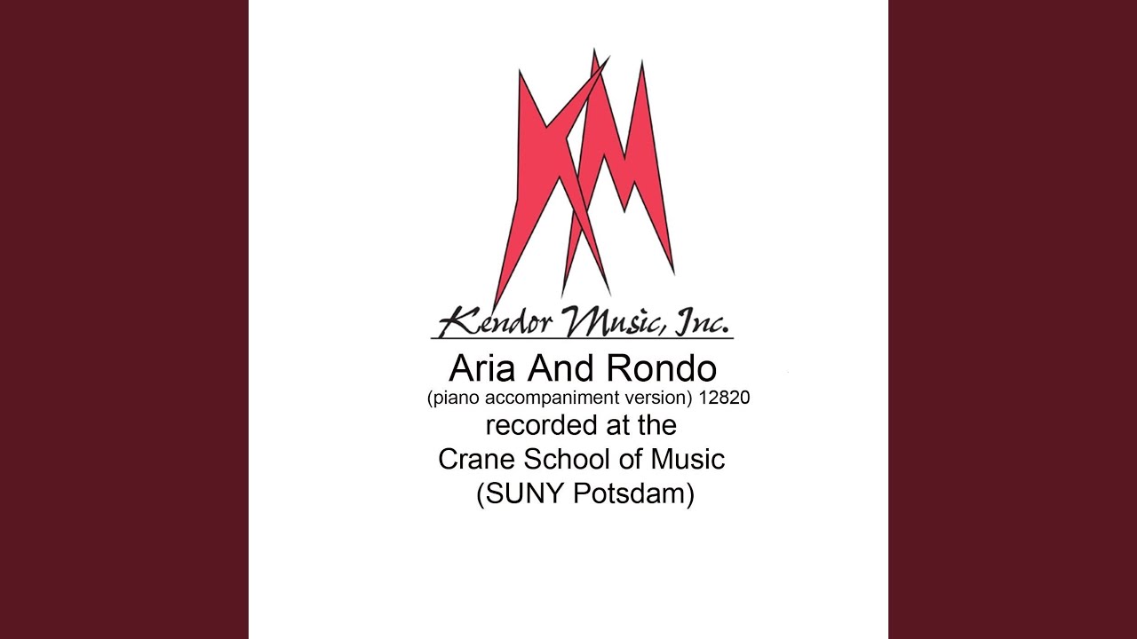 Aria and Rondo (Baritone and Piano Accompaniment) - YouTube