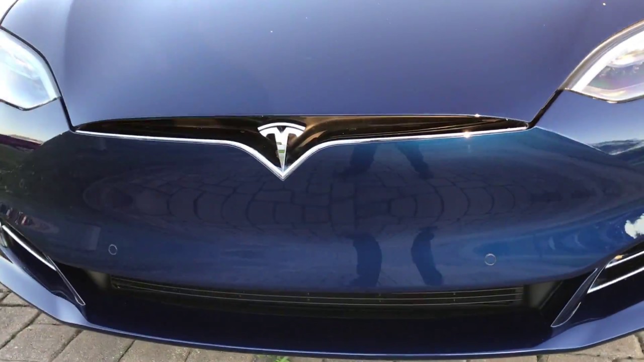 Tesla Front License Plate Bracket Removal