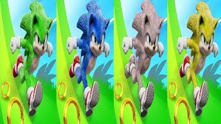 Sonic Dash TEEN SONIC  VS VECTOR VS Silver VS TAILS  Gameplay HD