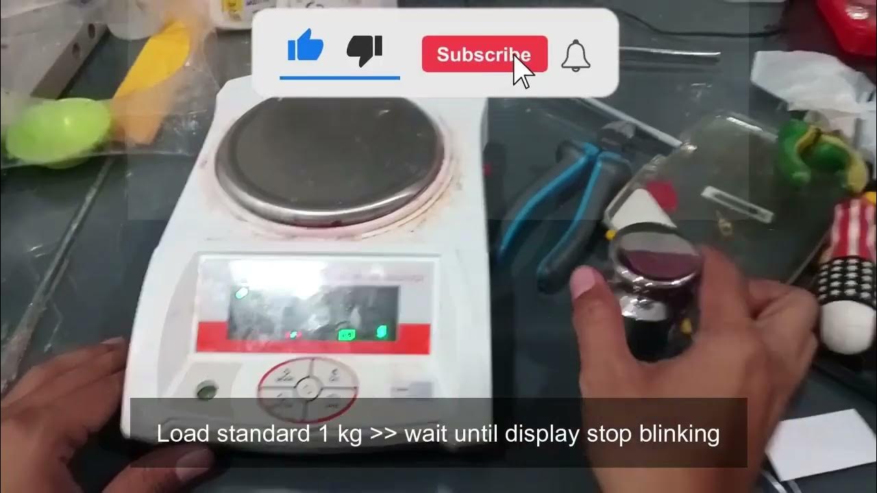 Kalibrasi Timbangan Elektronik Kenko Model KK BL 2200 g / Calibration