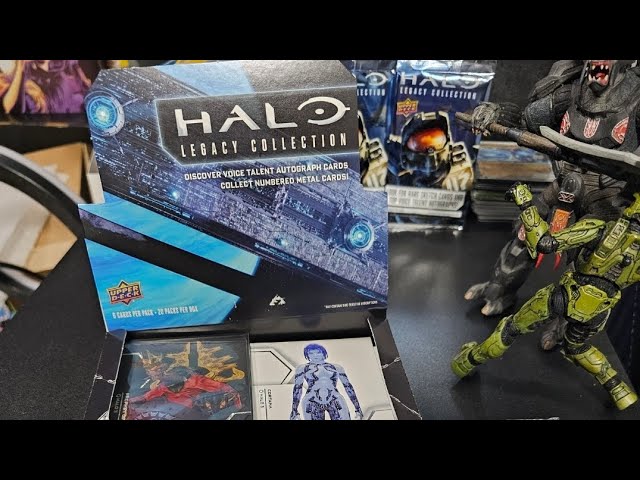 Upper Deck Halo Legacy Collection Trading Cards Hobby Box Opening