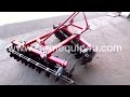 Tractor three point disc harrow-V type