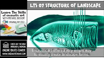 LEARN THE SKILLS OF ENCAUSTIC ART 07 : BASIS OF LANDSCAPE USING THE IRON with Michael Bossom