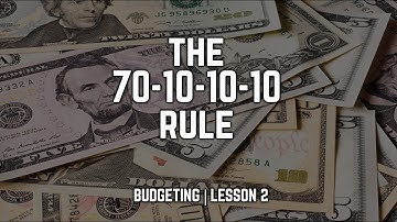 Budgeting Lesson 2: The 70-10-10-10 Rule  | RETHINK Financial Education Curriculum