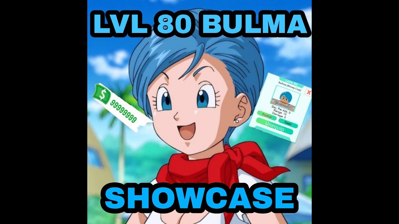 HOW MUCH MONEY DOES LVL 80 BULMA GIVE?|ALL STAR TOWER DEFENSE - YouTube