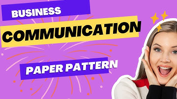 #sybcom  Sem III - Business Communication  - Question Paper Format for Winter Exam 2023