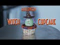 Halloween Witch Cupcake! Advanced Technique, step by step Buttercream Cake Decorating Tutorial