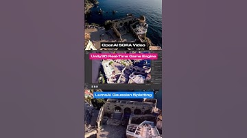 OpenAI SORA Video to LumaAI Splat to Unity 3D
