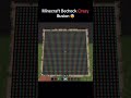 Minecraft Bedrock Craft Illusion 😭 #minecraftmemes #minecraft #trending #viral #foyoupage