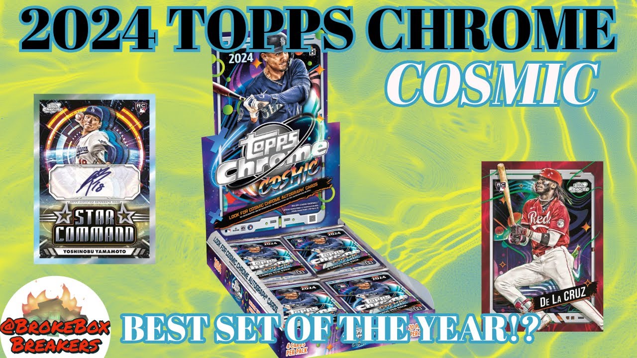 Ohtani & Elly!!🔥👀 2024 Topps Chrome Cosmic Baseball ⚾️ - review