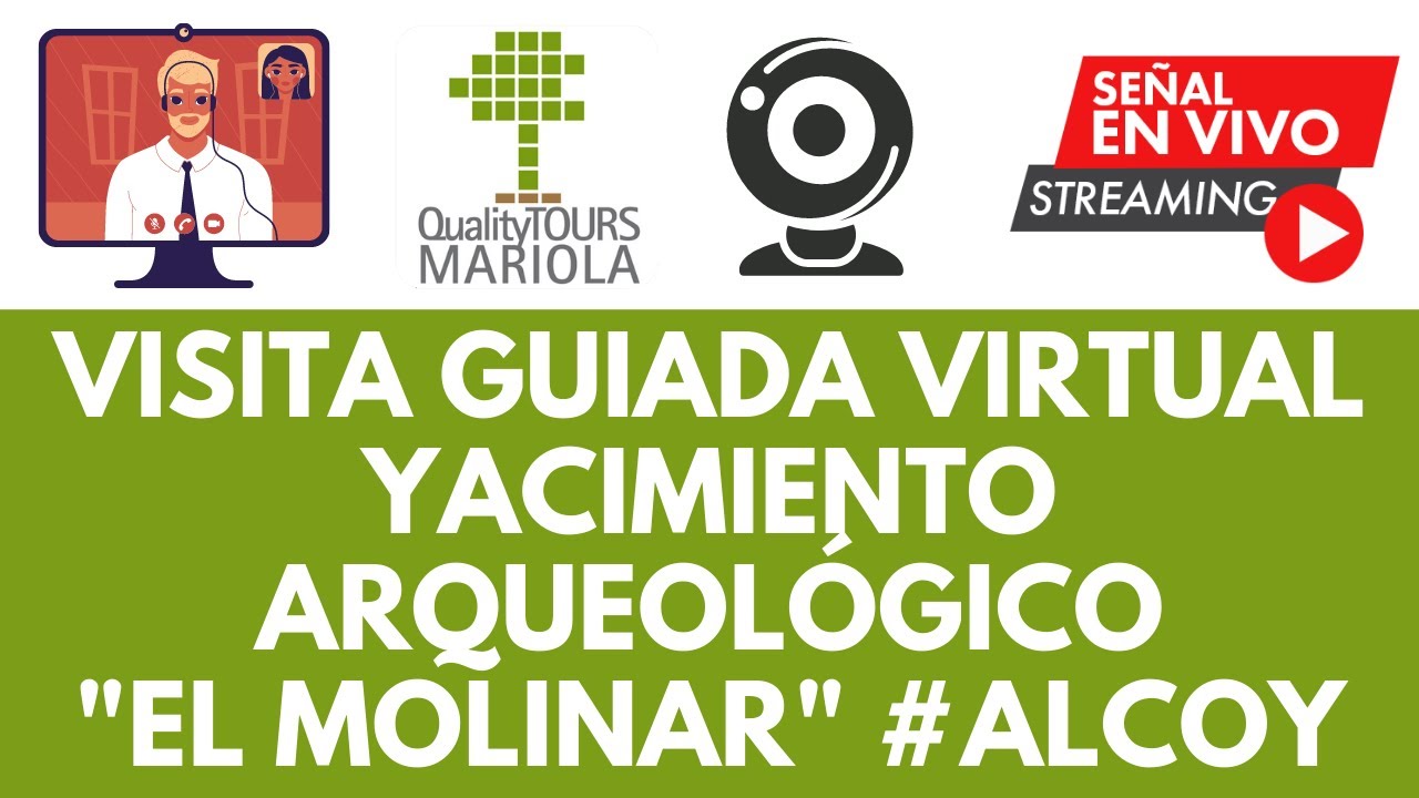 ⭐ Visita guiada virtual en directo al Yacimiento Arqueológico Industrial El Molinar #Alcoy