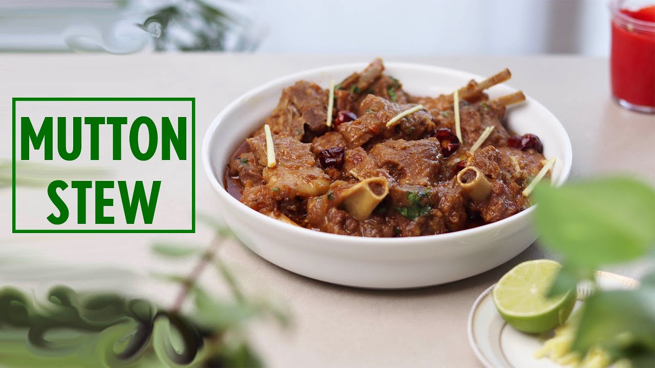 EASY MUTTON STEW RECIPE | BAKRA EID SPECIAL | मटन स्टू  | KHADE MASALE KA GOSHT | BY KRAFTED KITCHEN