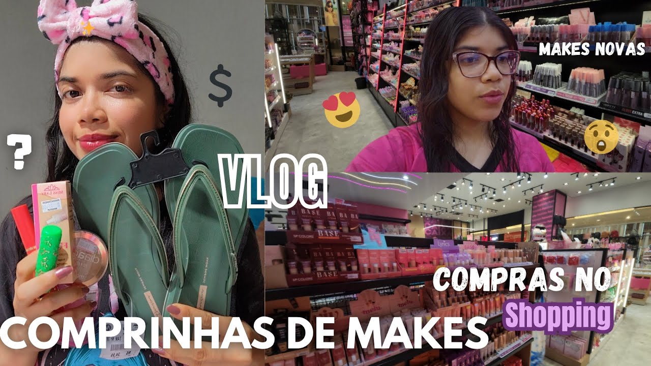 TUDO que eu COMPREI de MAQUIAGEM no Shopping | Quanto eu gastei em tudo 💲? MUITO BARATO!! ✨️