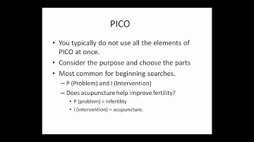 PICO Intro