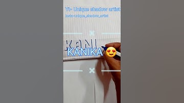 Kanika name shadow comment your name I will write it 😍🥰