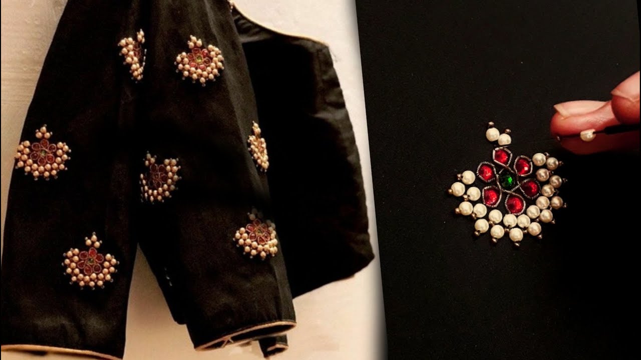 Aari Work Motif 7 | Kemp Jewellery Motif Designing