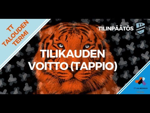 Video: Kuinka Määrittää Kirjanpidon Voitto Tai Tappio