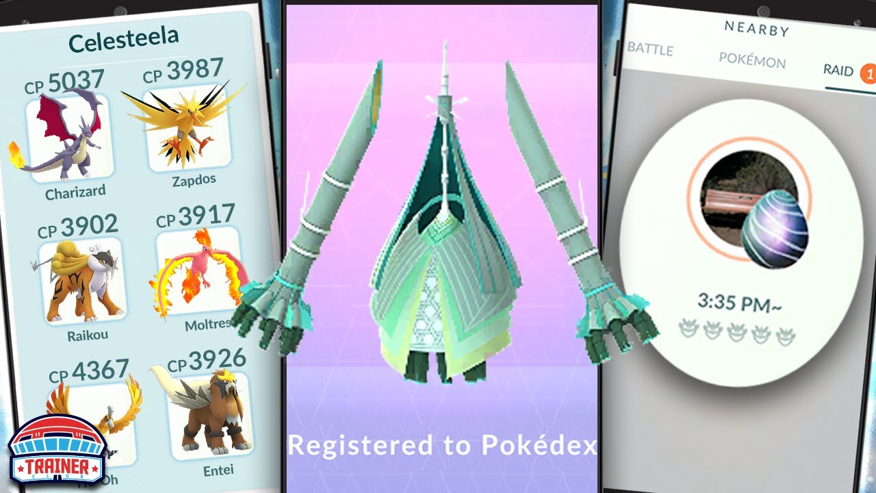 Pokémon GO Hub - Celesteela and Kartana regional raids!