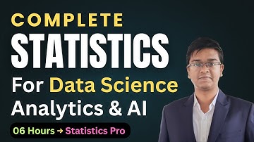 Learn ALL Statistics for Data Science - Just 06 Hours!