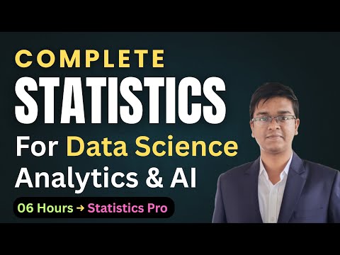 Learn ALL Statistics for Data Science - Just 06 Hours!