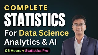 Learn ALL Statistics for Data Science - Just 06 Hours!