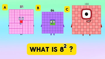 NUMBERBLOCKS SQUARE CLUB | FIND THE CORRECT SQUARE NUMBER | LEARN TO COUNT | hello george