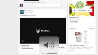 Facebook Video Ads plus Like Page Feature