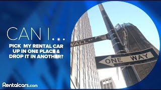 Can I pick up my car in one place and drop it in another? | Rentalcars.com screenshot 5