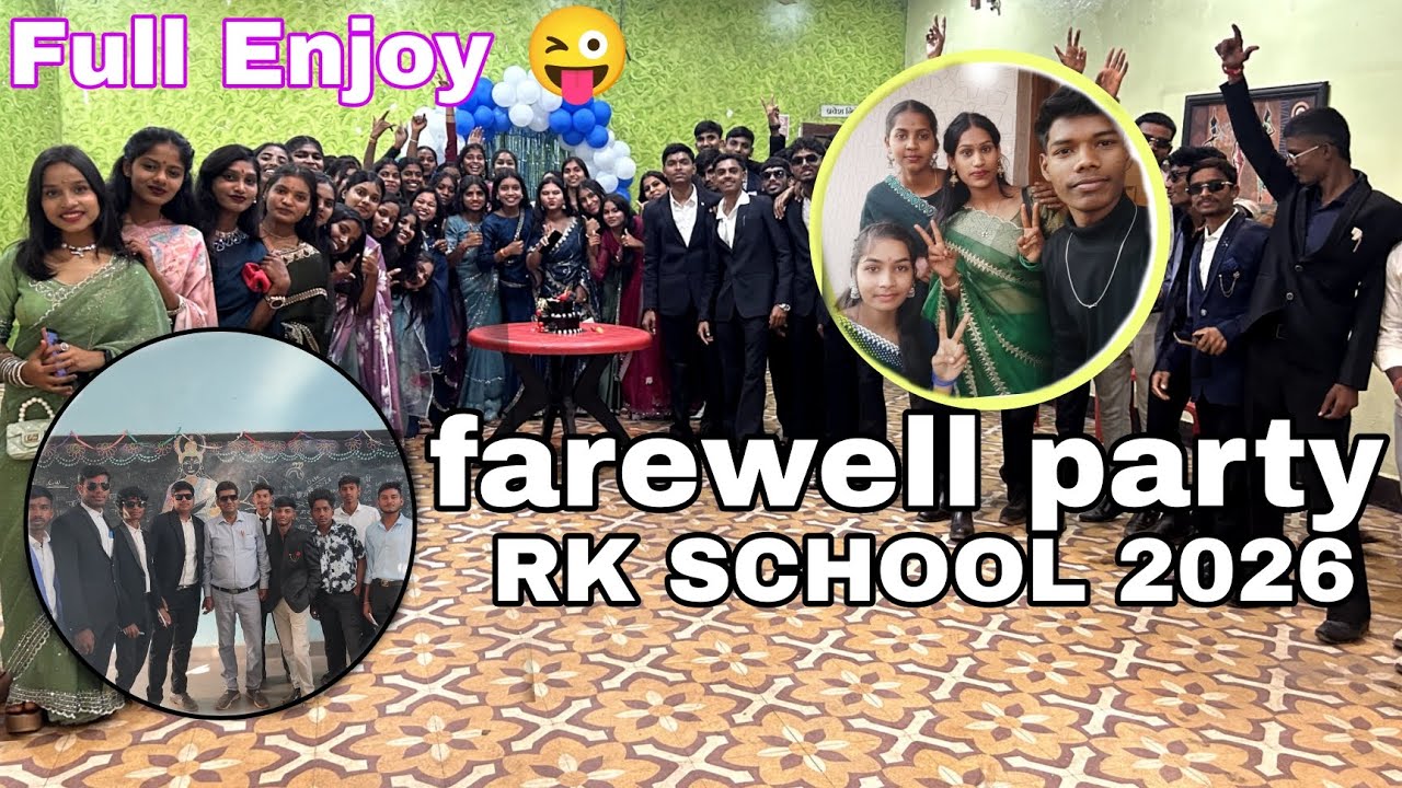 Farewell party 🎉🎉.  Last day enjoy 😁 miss you all school friends 